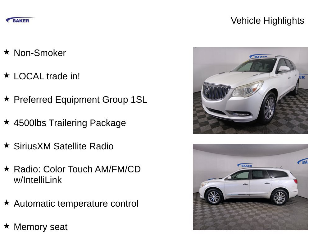 Used 2016 Buick Enclave Leather w/ Trailering Package AWD/4WD image 4