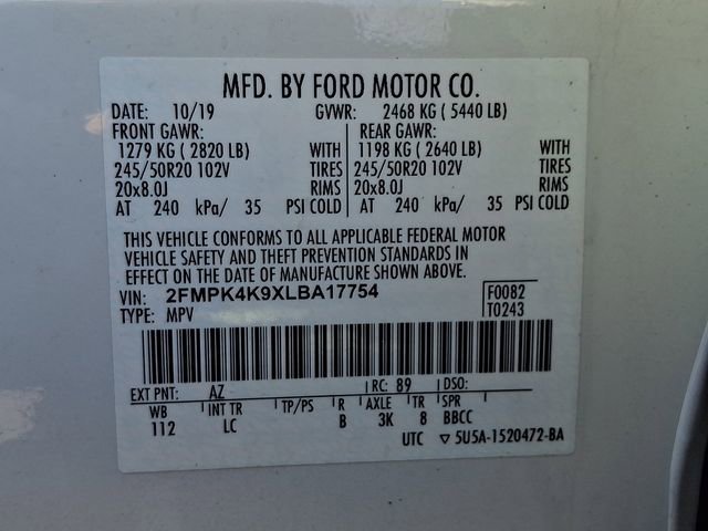 Used 2020 Ford Edge Titanium w/ Class II Trailer Tow Package AWD/4WD image 26