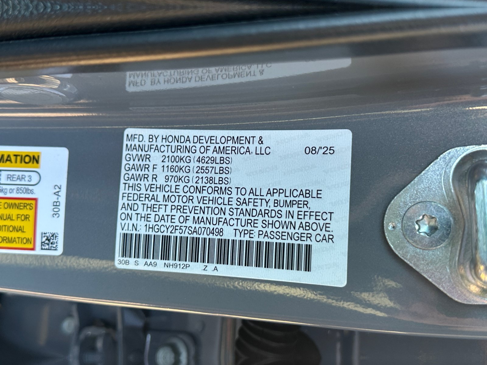 Used 2025 Honda Accord Sport image 28
