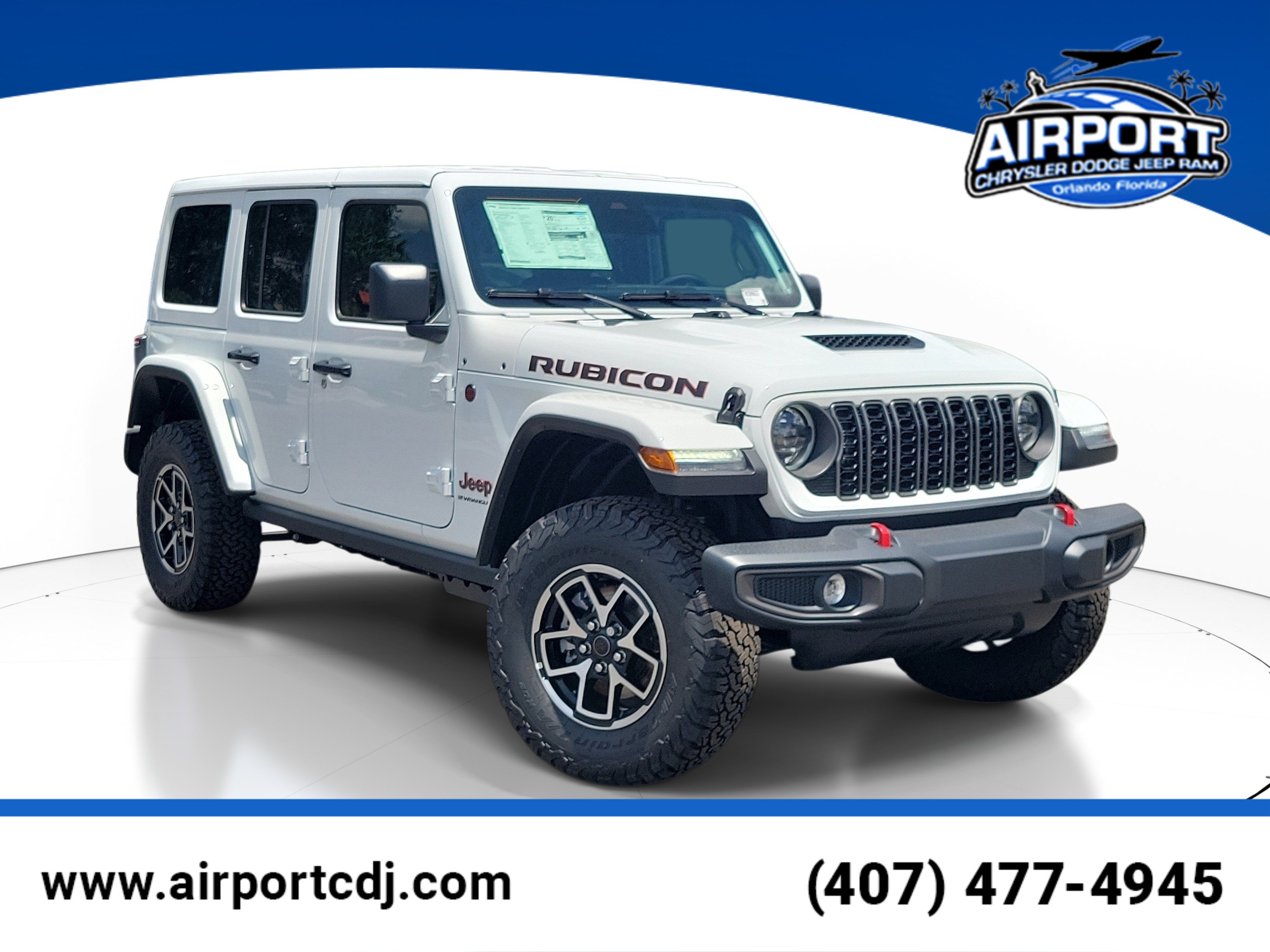 New 2026 Jeep Wrangler Unlimited Rubicon w/ Safety Group