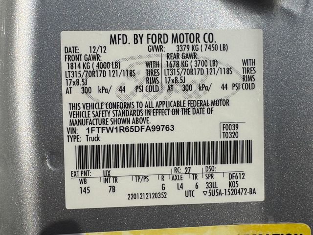 Used 2013 Ford F150 Raptor w/ Luxury Equipment Group image 31