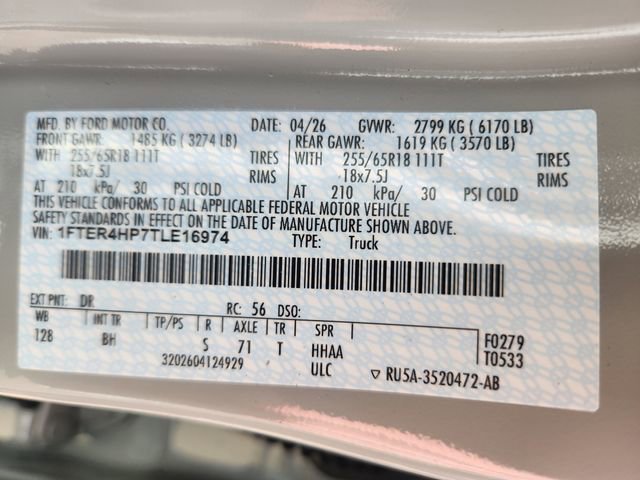 New 2026 Ford Ranger XLT AWD/4WD image 23