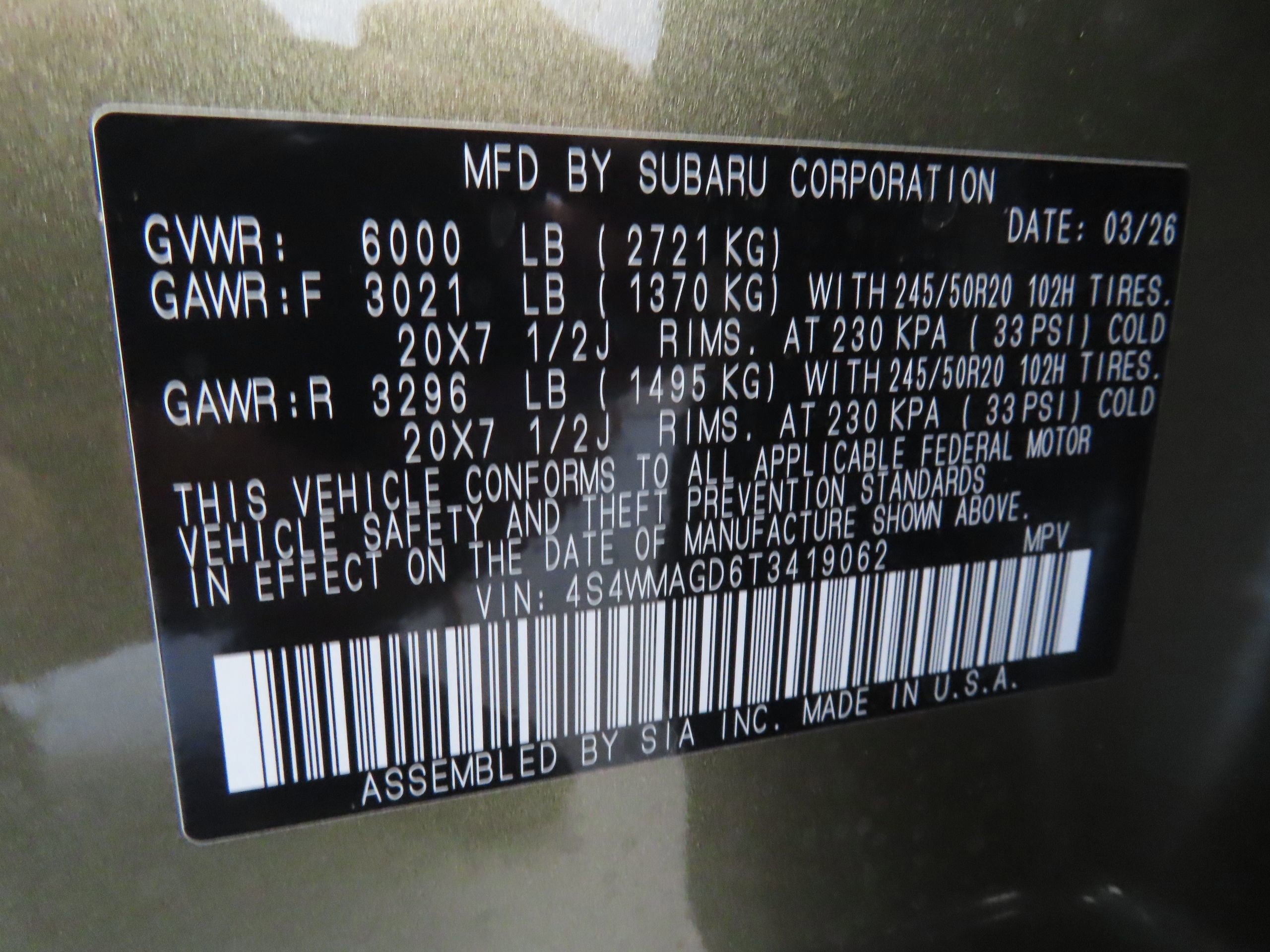 New 2026 Subaru Ascent Limited image 31