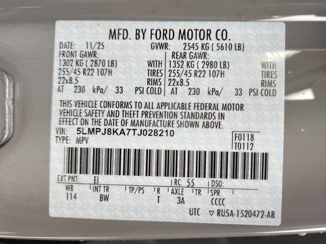 New 2026 Lincoln Nautilus Reserve w/ Jet Appearance Package image 25