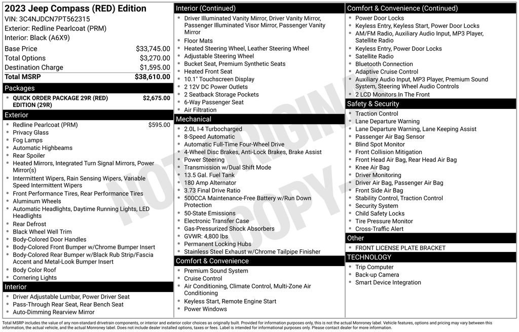 Certified 2023 Jeep Compass Limited image 43