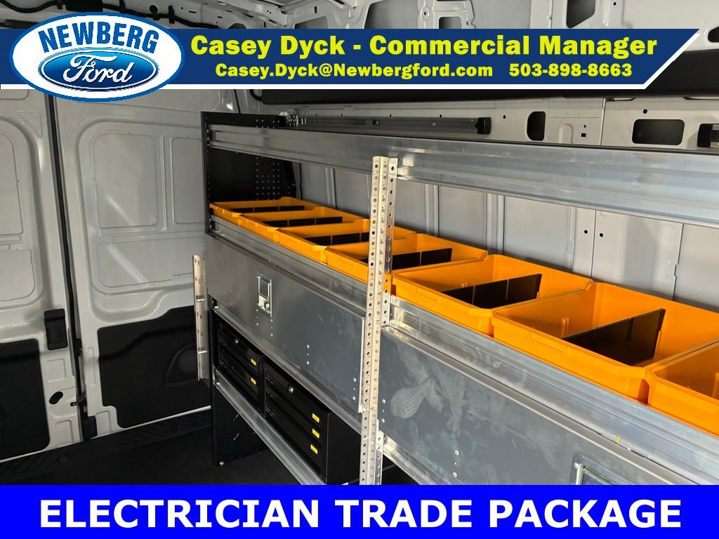 New 2025 Ford Transit 350 148 High Roof AWD w/ Electrician Trade Package image 16