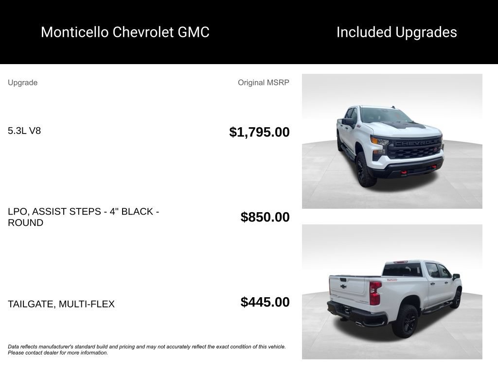 New 2026 Chevrolet Silverado 1500 Custom Trail Boss AWD/4WD image 5