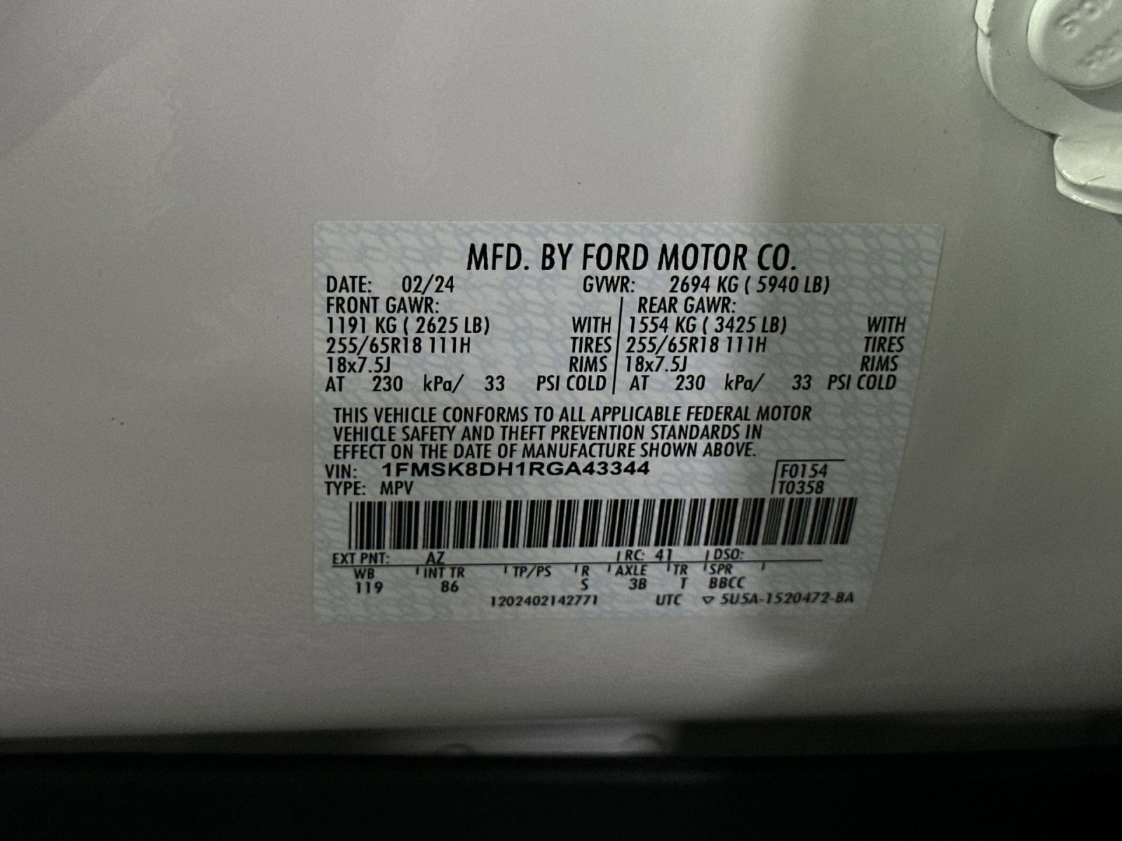 Used 2024 Ford Explorer XLT w/ Class IV Trailer Tow Package image 39