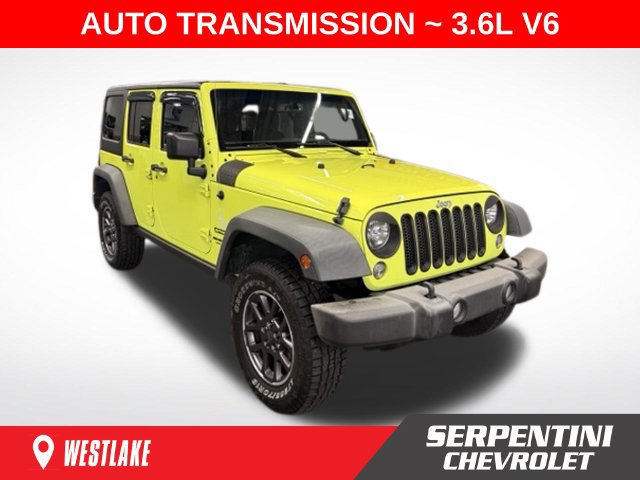 Used 2016 Jeep Wrangler Unlimited Sport w/ Quick Order Package 24S