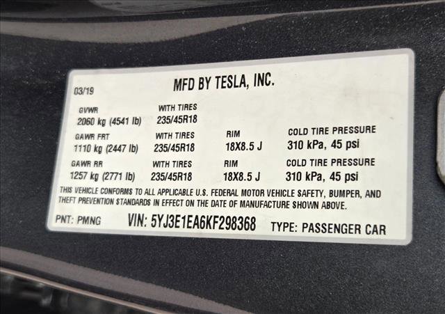 Used 2019 Tesla Model 3 Standard Range Plus image 24