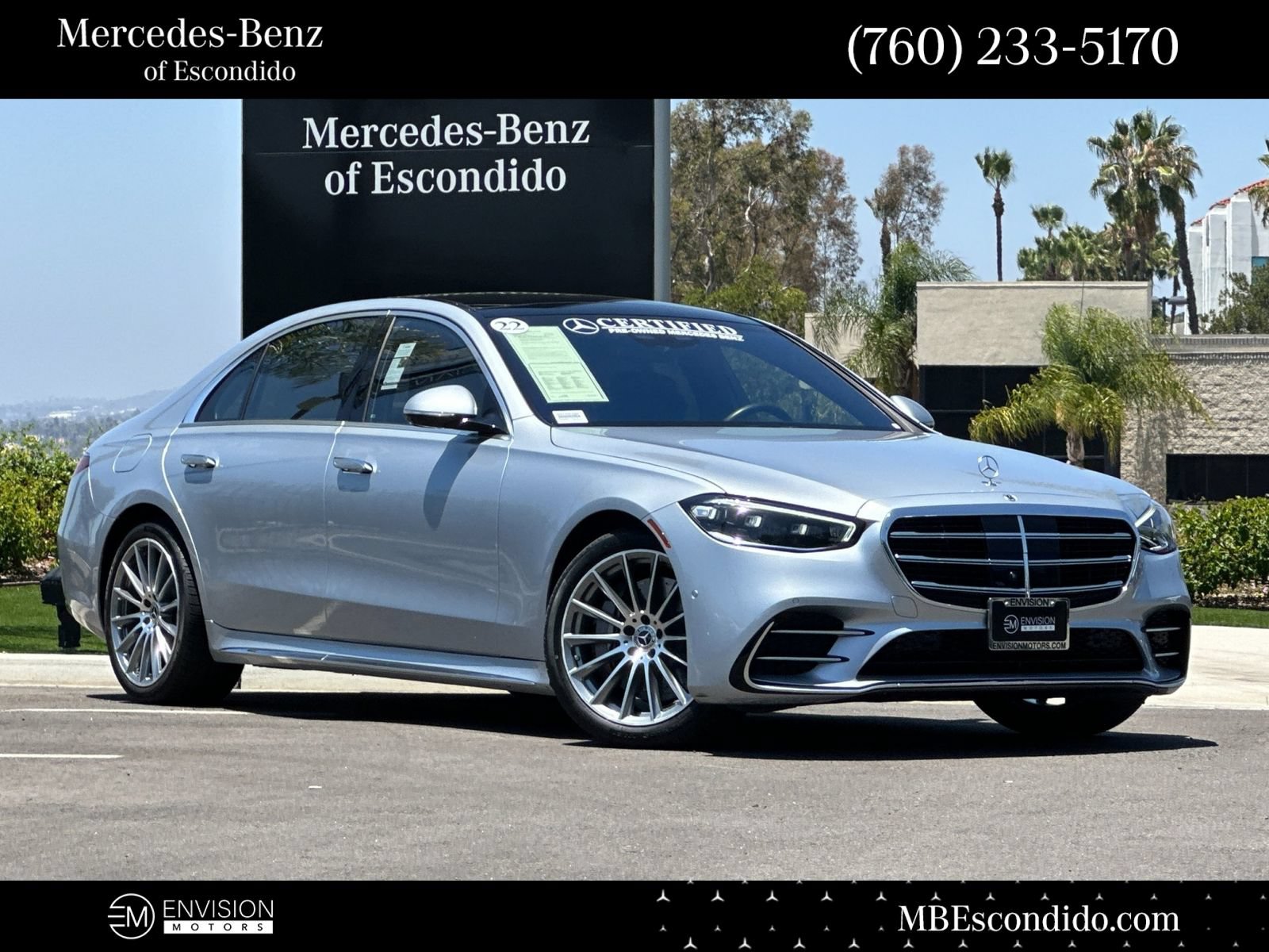 Certified 2022 Mercedes-Benz S 500 4MATIC image 1