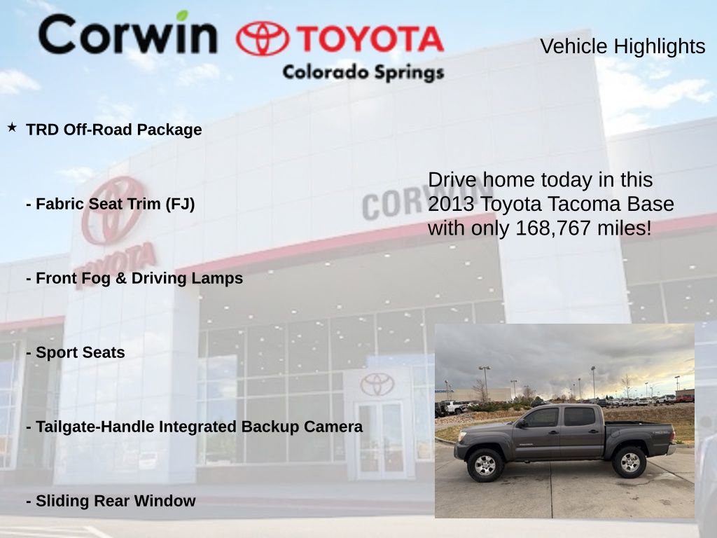 Used 2013 Toyota Tacoma 4x4 Double Cab w/ TRD Off-Road Pkg image 7