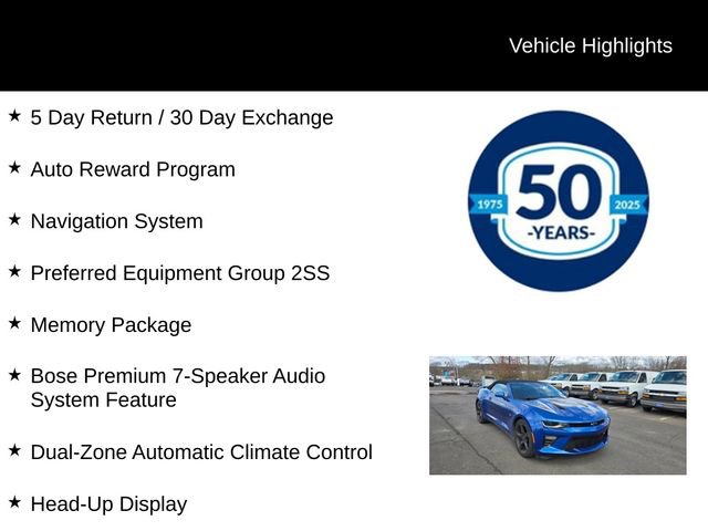 Used 2016 Chevrolet Camaro SS image 5