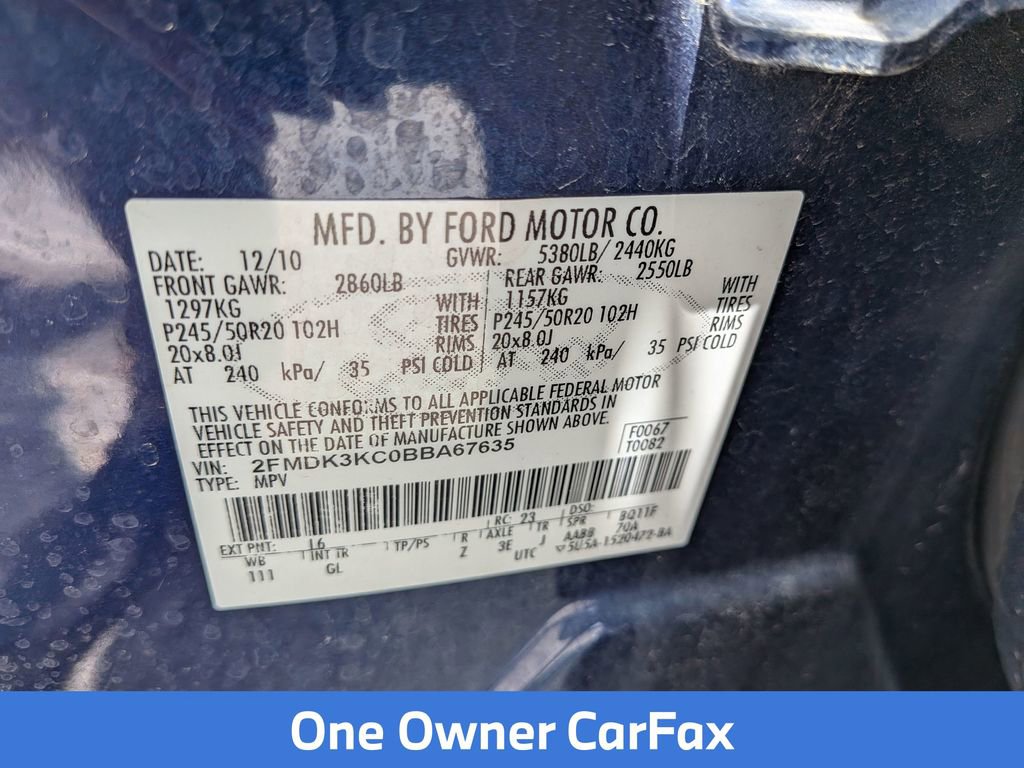 Used 2011 Ford Edge Limited w/ 301A Rapid Spec Order Code FWD image 8