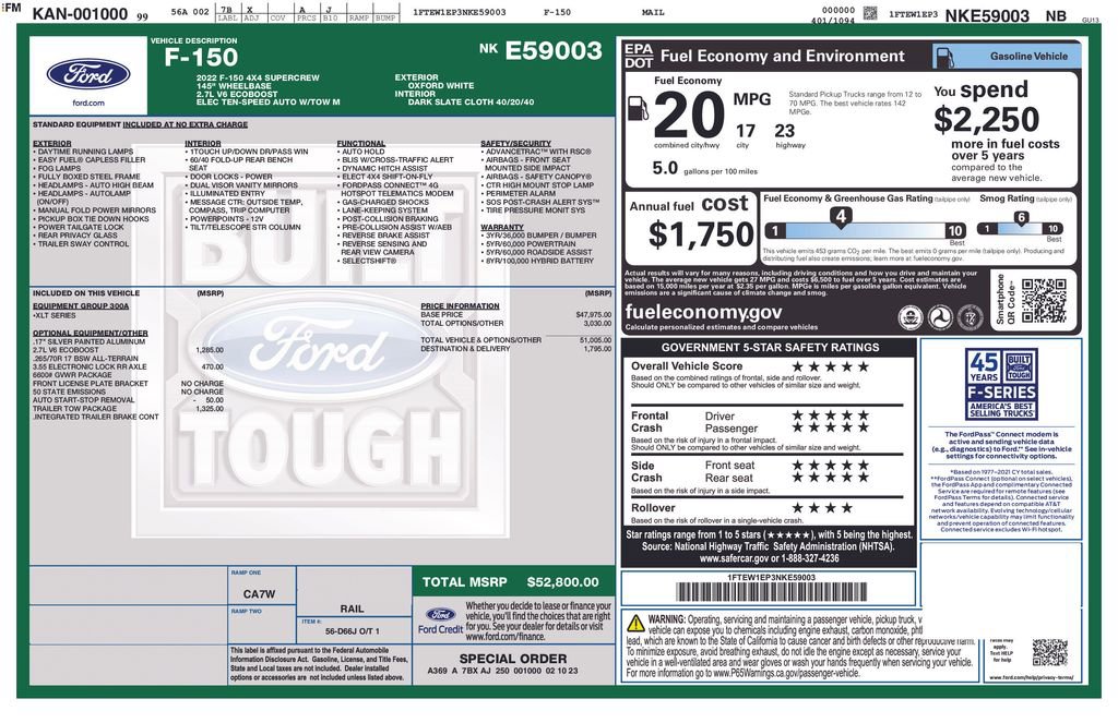 Certified 2022 Ford F150 XLT w/ Trailer Tow Package image 3