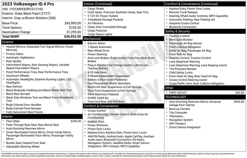 Certified 2023 Volkswagen ID.4 Pro image 32