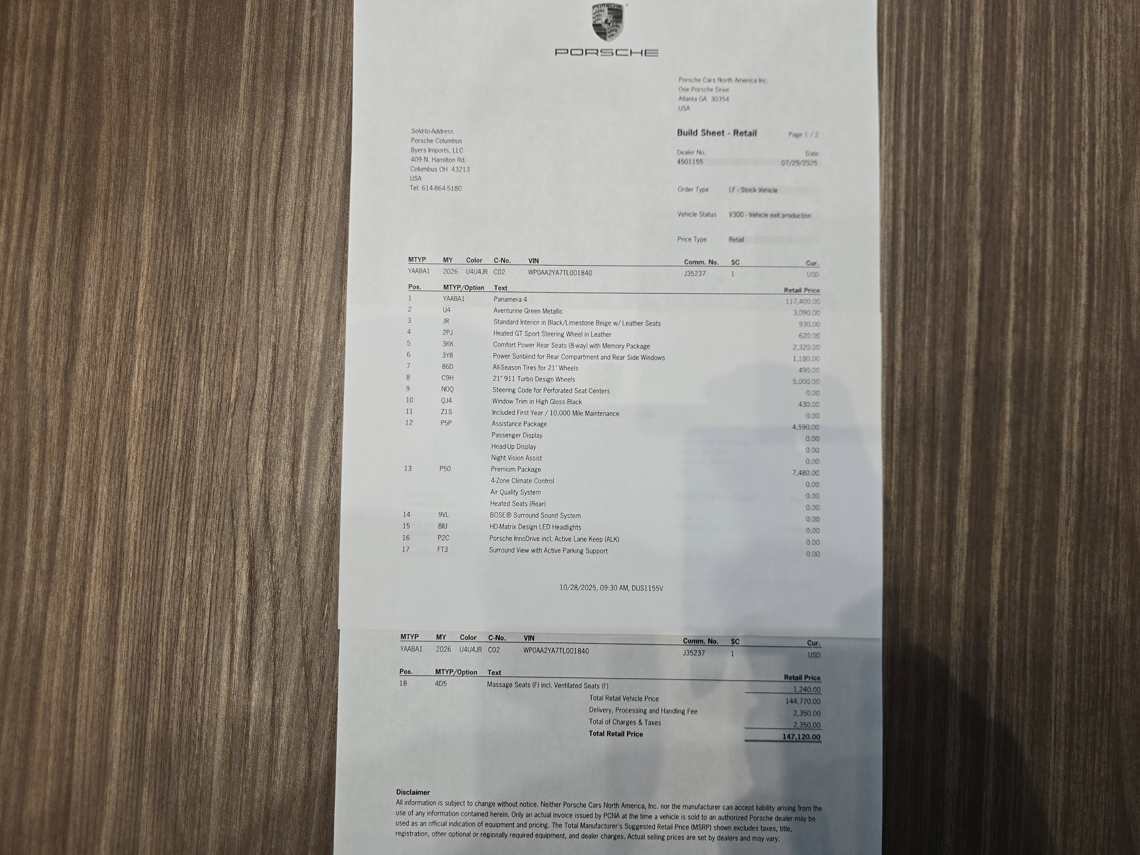 New 2026 Porsche Panamera 4 image 29