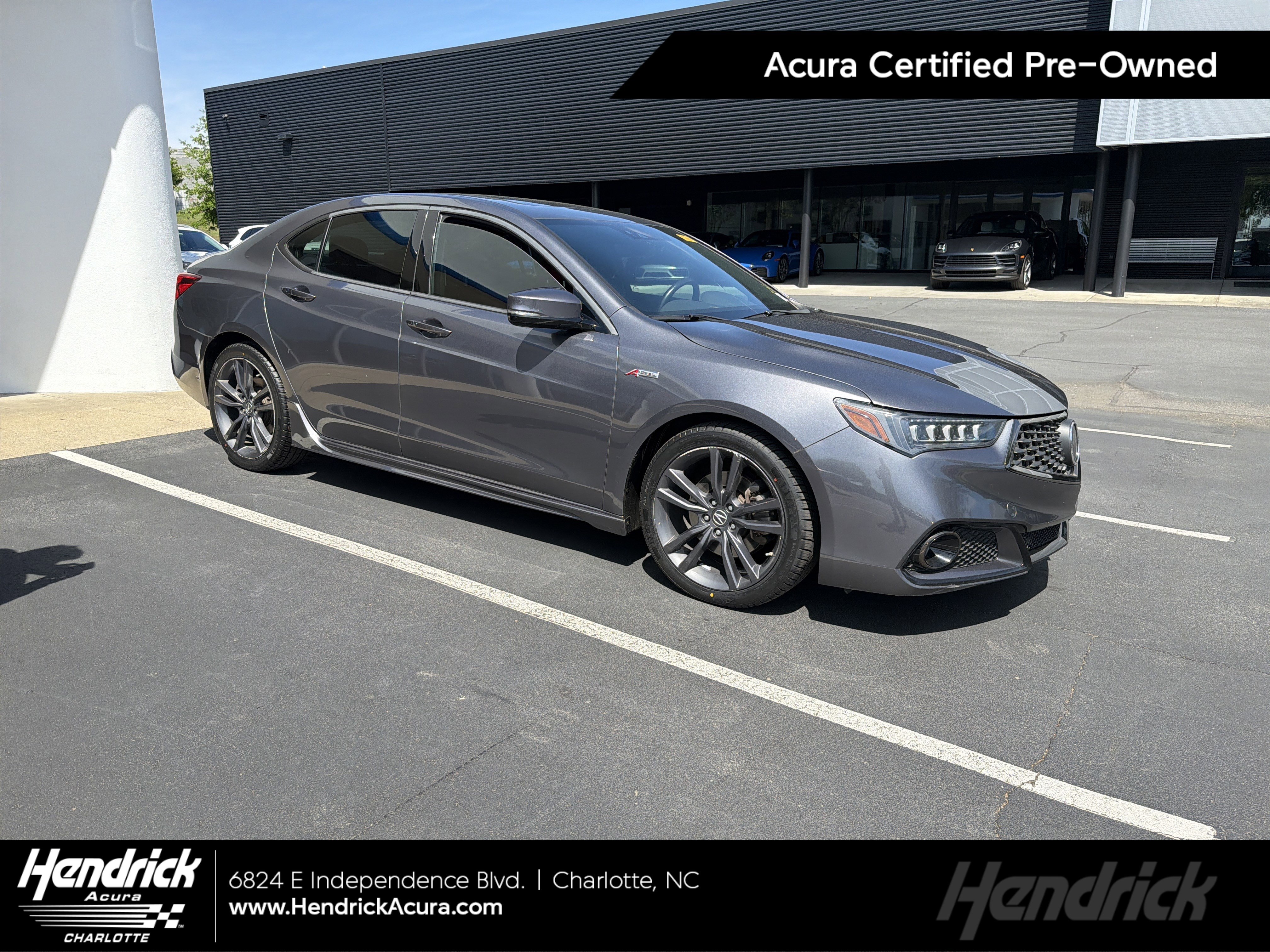 Certified 2019 Acura TLX w/ Technology & A-SPEC Pkg FWD image 1