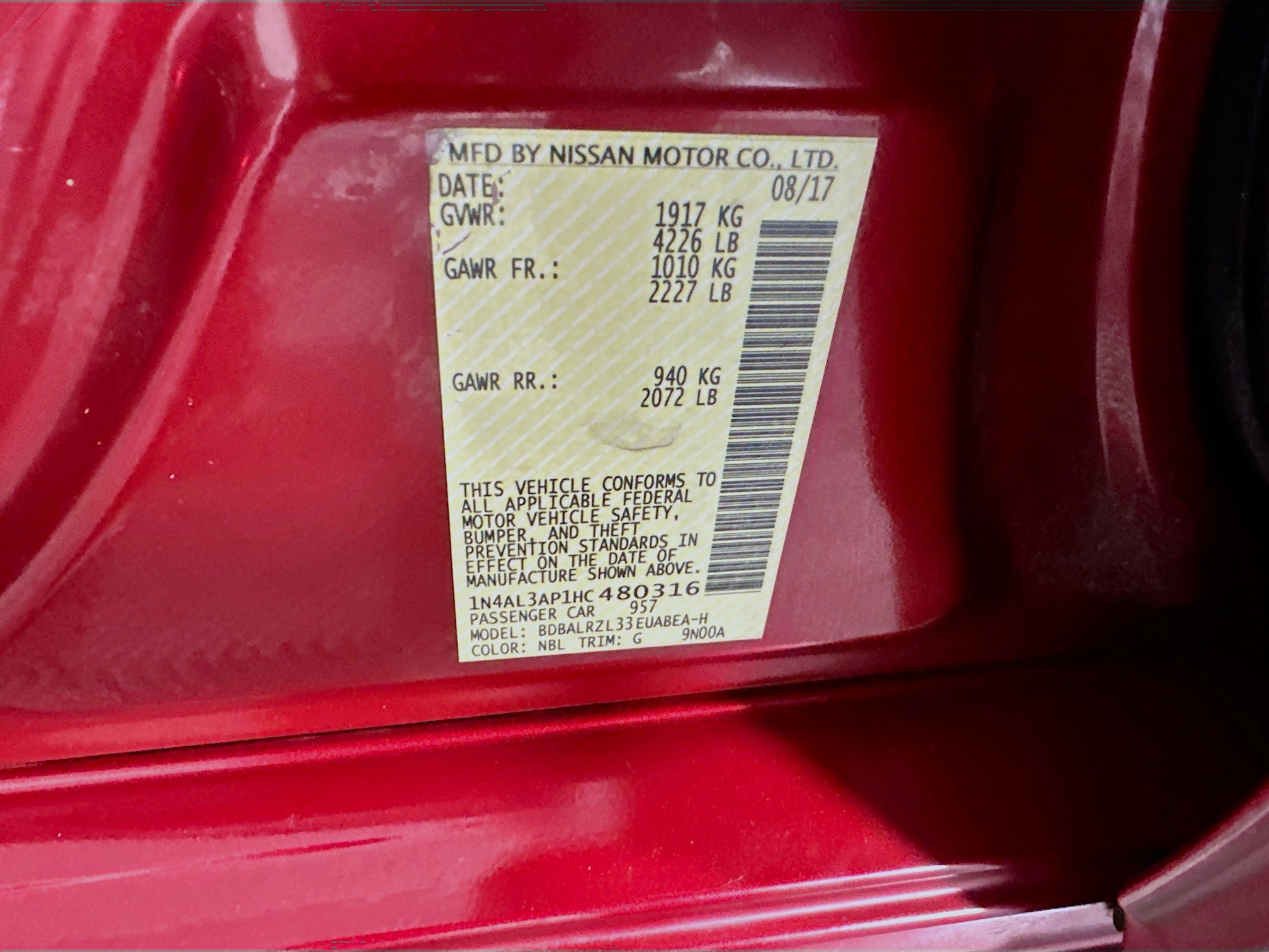 Used 2017 Nissan Altima 2.5 SL image 12