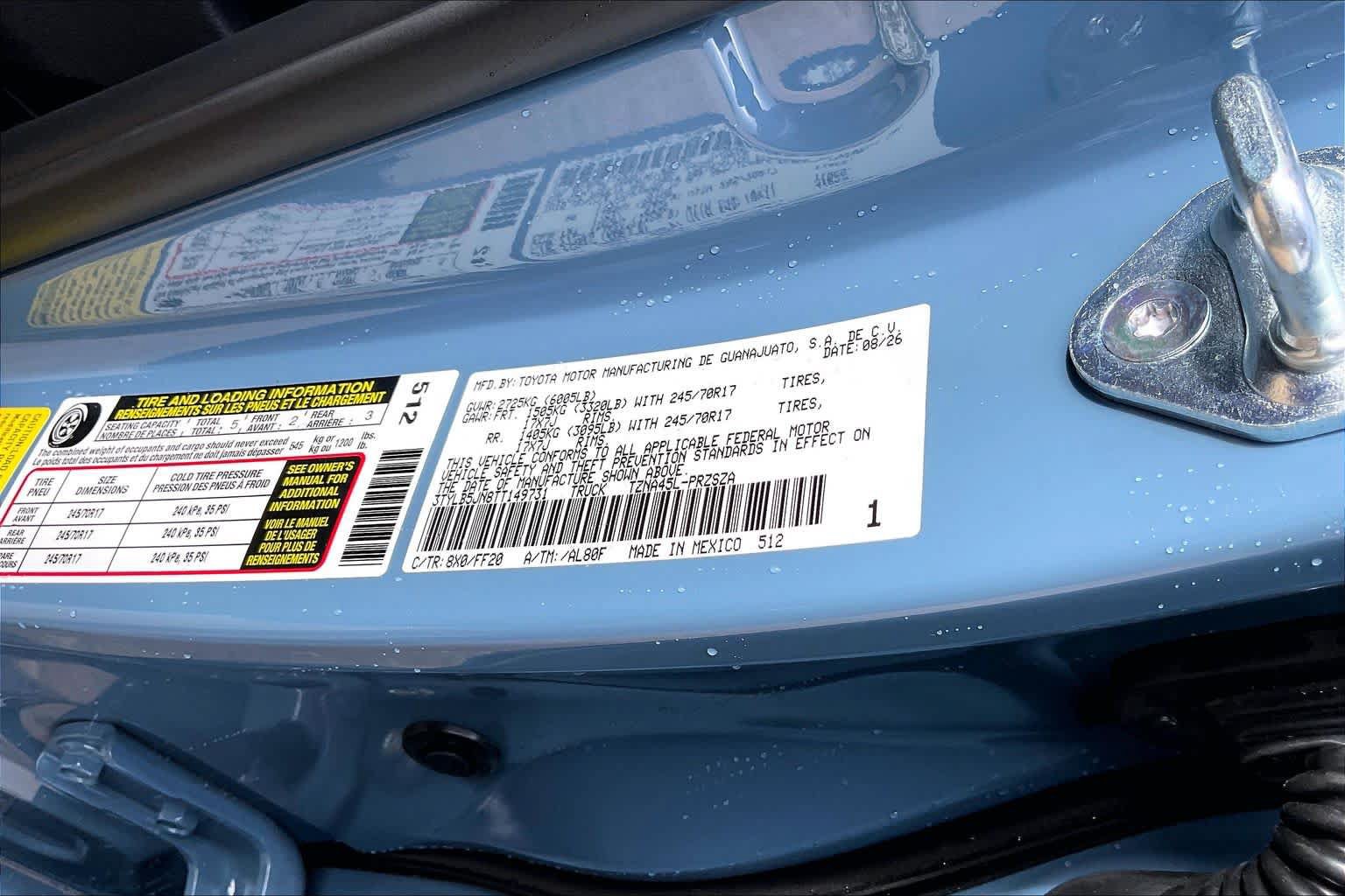 New 2026 Toyota Tacoma SR5 AWD/4WD image 21