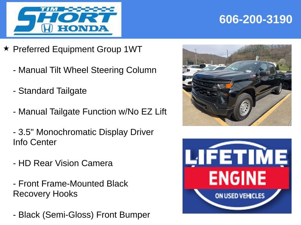 Used 2023 Chevrolet Silverado 1500 W/T w/ WT Value Package image 12