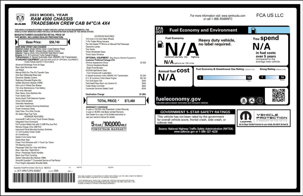 Used 2023 RAM 4500 Tradesman w/ Chrome Appearance Group image 46