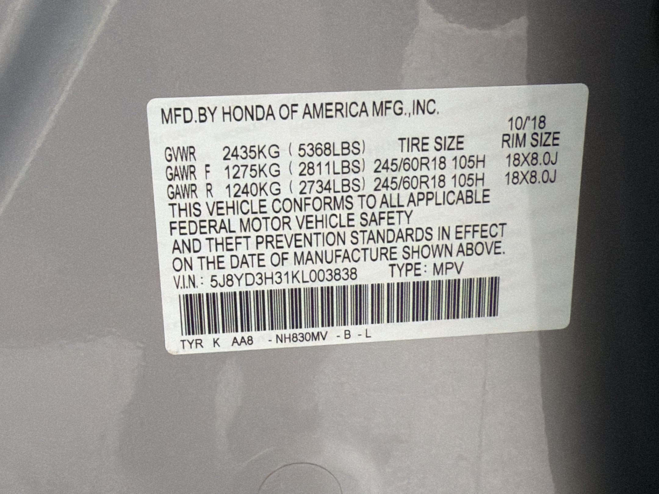 Used 2019 Acura MDX FWD image 25