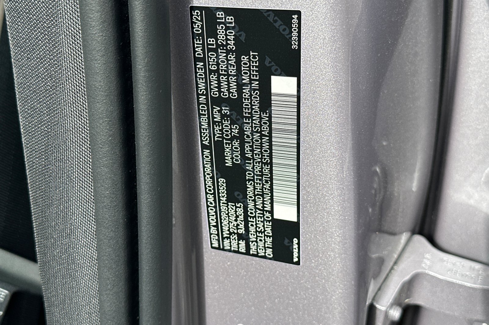 Used 2026 Volvo XC90 B6 Core AWD/4WD image 37