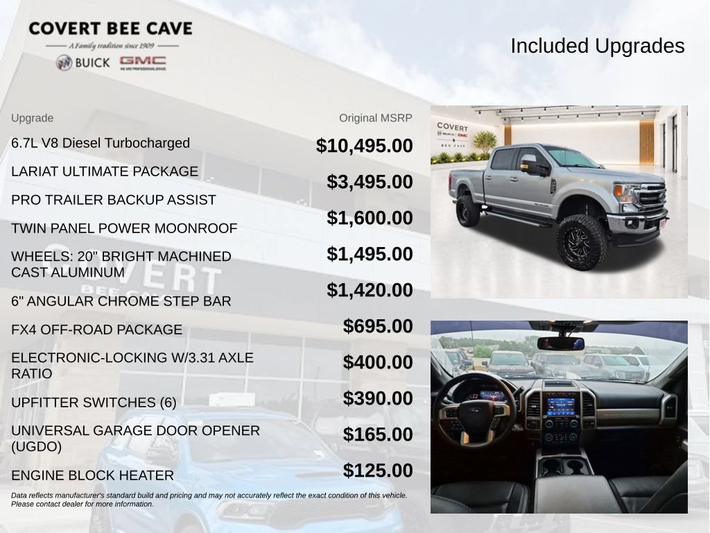 Used 2020 Ford F250 Lariat w/ Lariat Ultimate Package AWD/4WD image 10