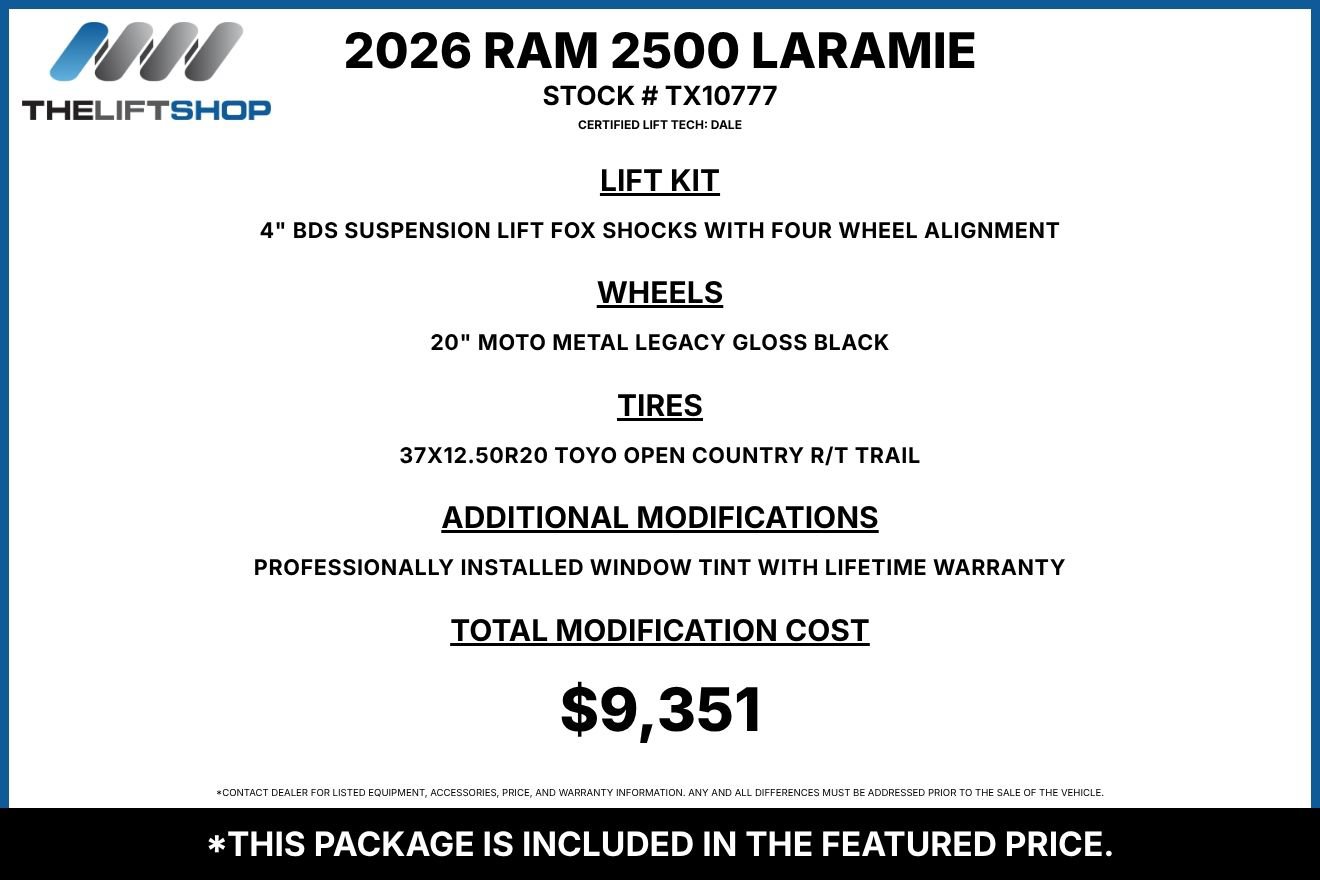 Used 2026 RAM 2500 Laramie AWD/4WD image 2