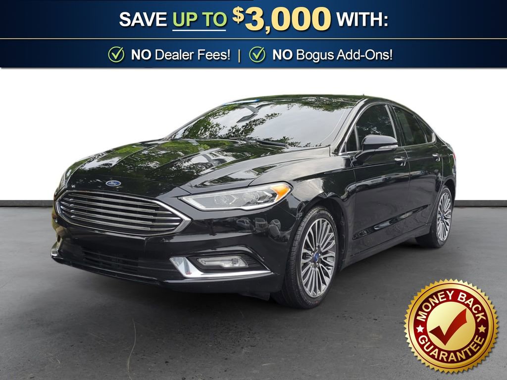 Used 2017 Ford Fusion SE w/ Fusion SE Technology Package FWD image 1