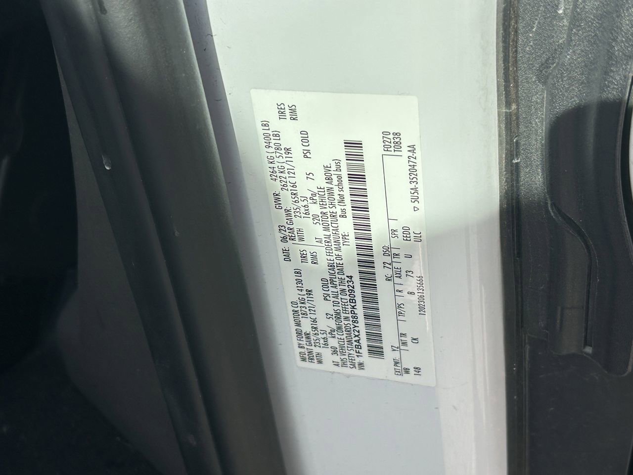 Used 2023 Ford Transit 350 XLT image 13