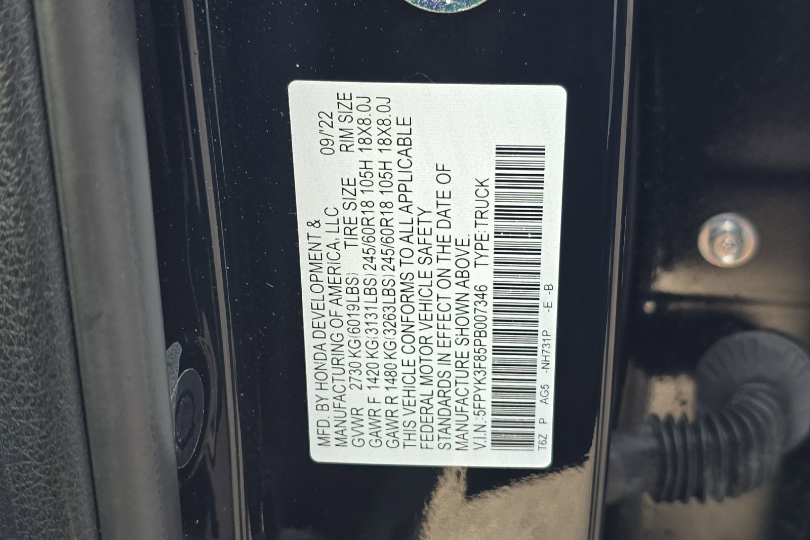 Used 2023 Honda Ridgeline Black Edition image 31