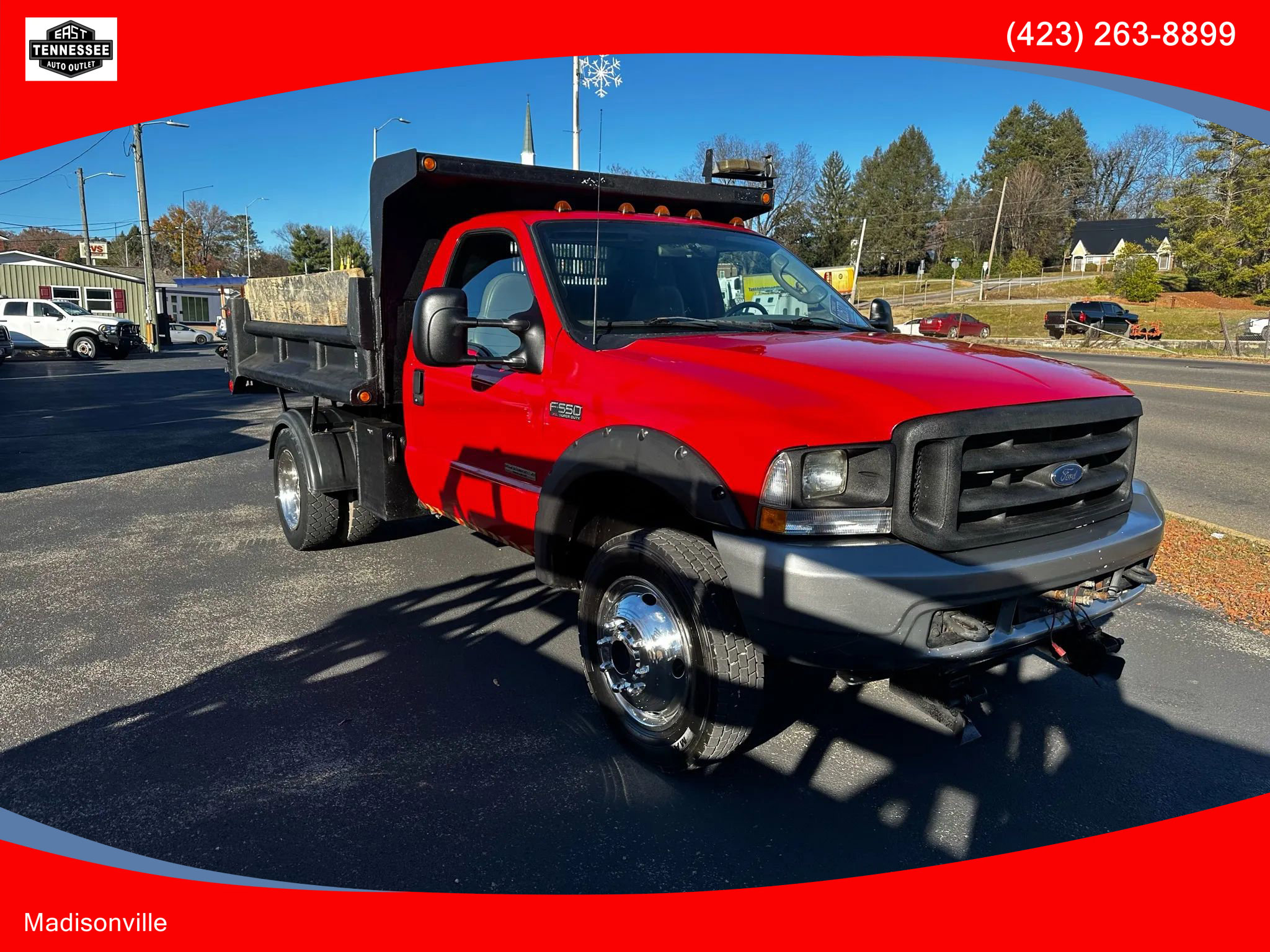 Used 2003 Ford F550 4x4 Regular Cab Super Duty