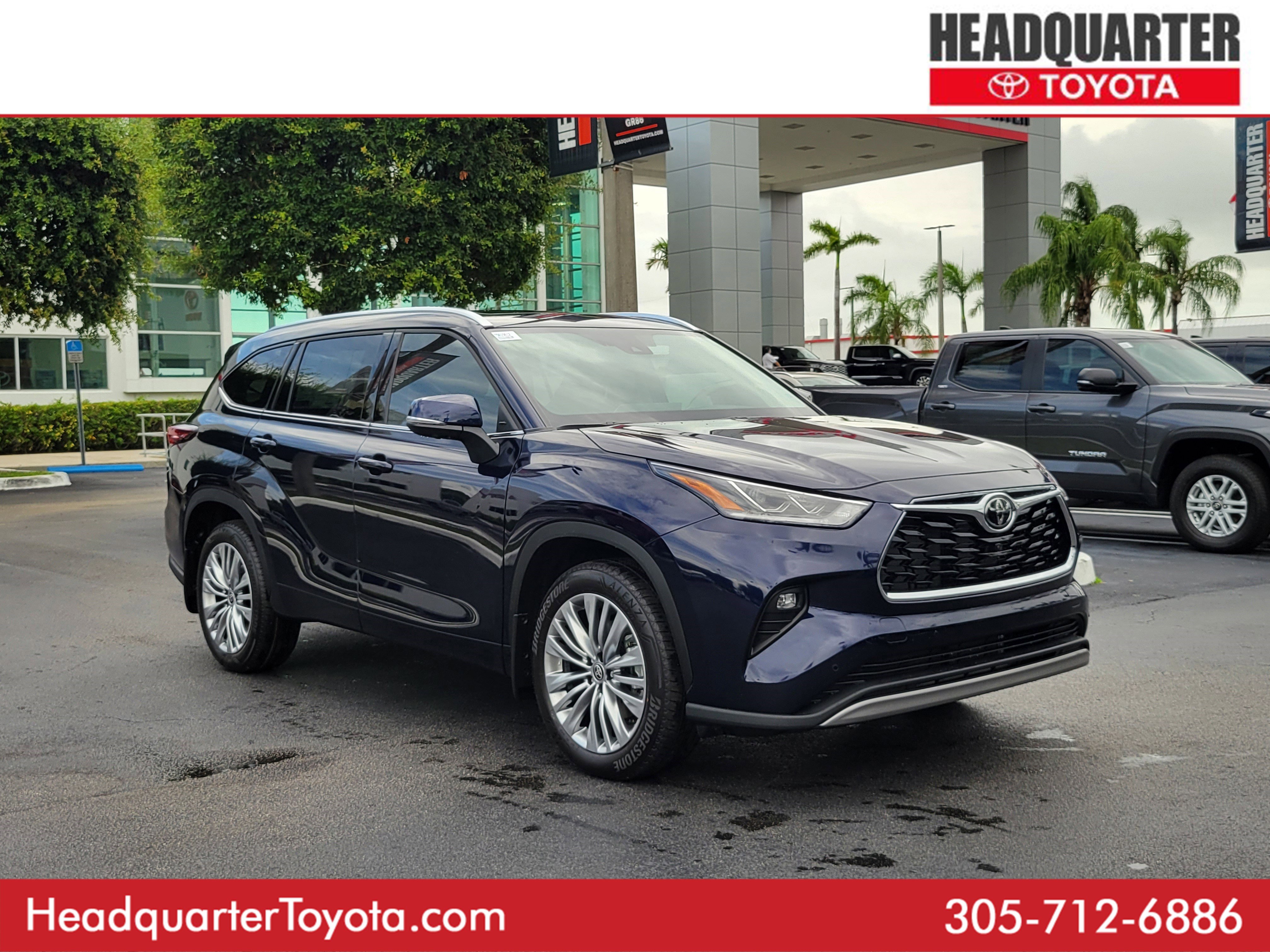 New 2026 Toyota Highlander Platinum