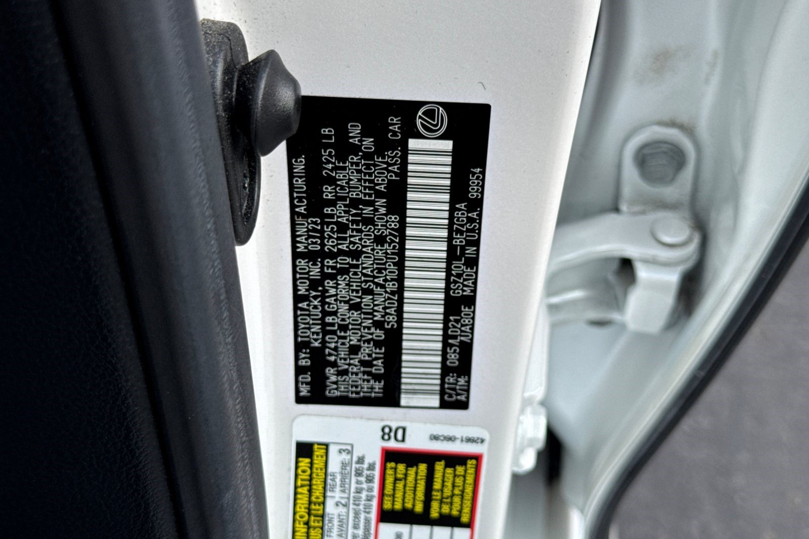 Certified 2023 Lexus ES 350 w/ Premium Package FWD image 40