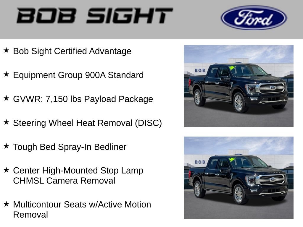 Used 2023 Ford F150 Limited AWD/4WD video 3