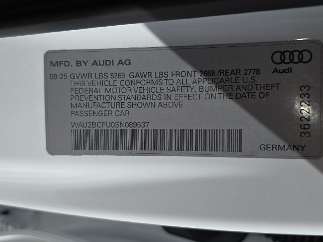 Used 2025 Audi A5 Premium Plus w/ Premium Plus AWD/4WD image 39