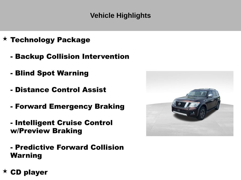 Used 2017 Nissan Armada SL w/ Technology Package AWD/4WD image 14