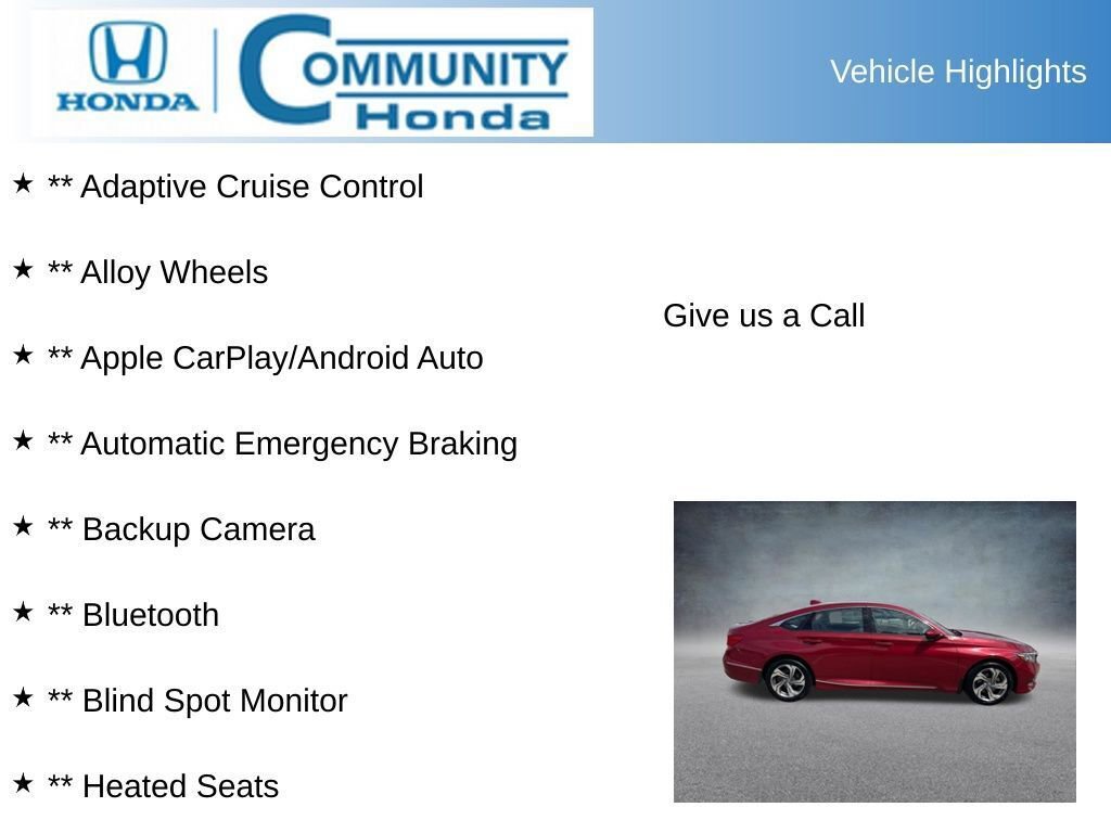 Certified 2019 Honda Accord EX-L image 8