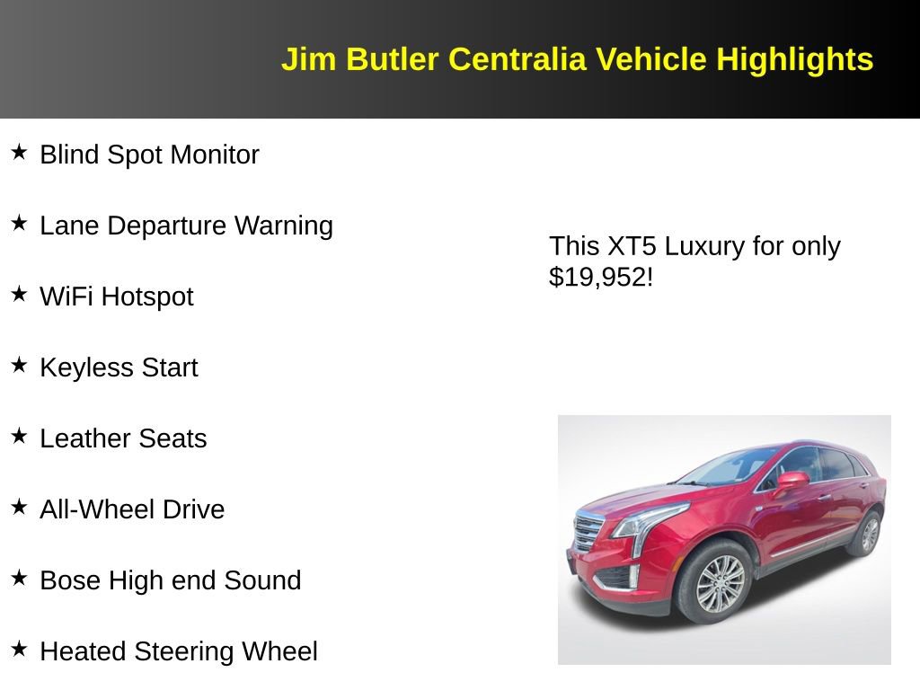 Used 2019 Cadillac XT5 Luxury AWD/4WD image 17