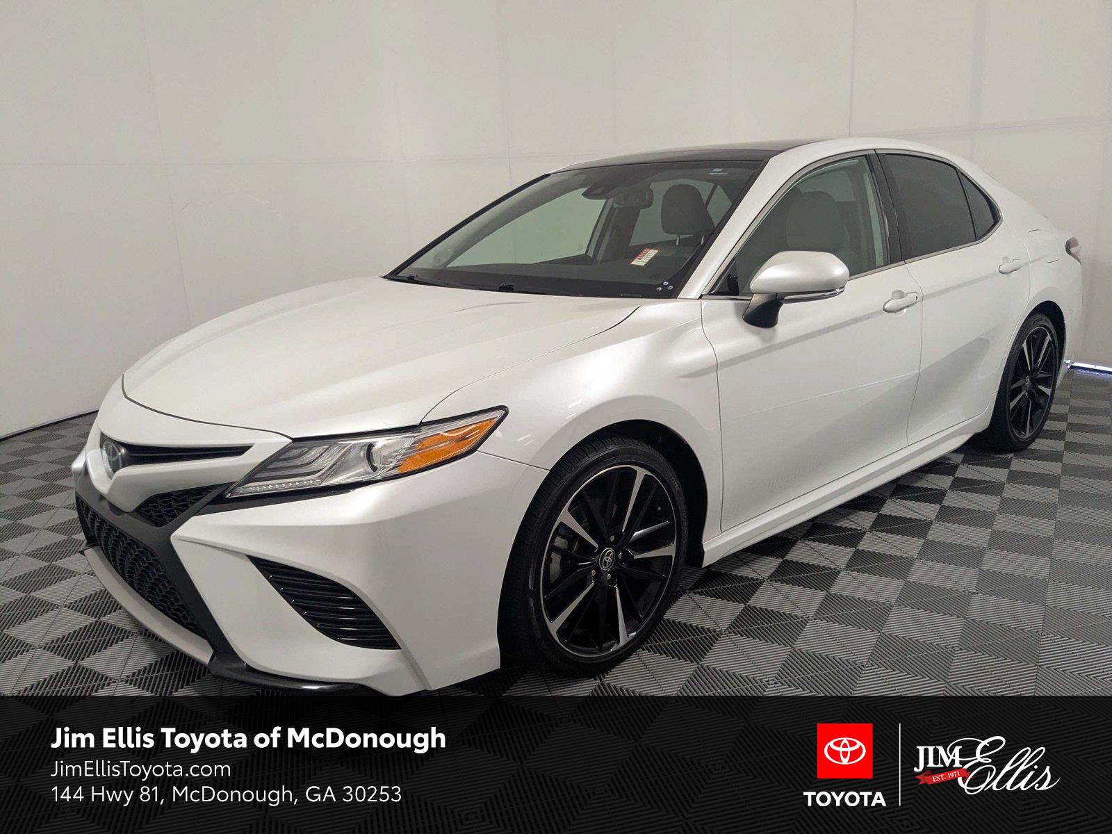 Certified 2020 Toyota Camry XSE w/ Navigation Package FWD image 1