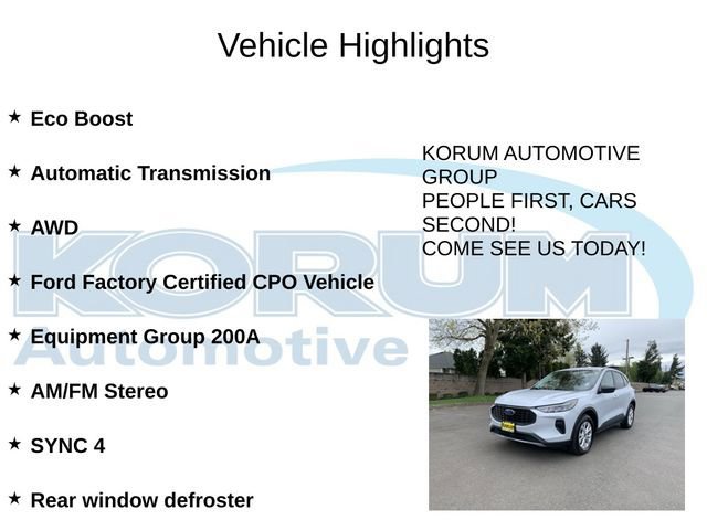 Certified 2025 Ford Escape Active AWD/4WD image 4