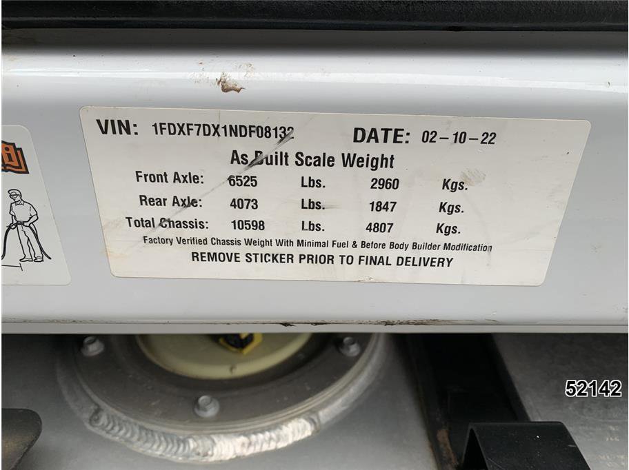 Used 2022 Ford F750 2WD Regular Cab Super Duty image 16