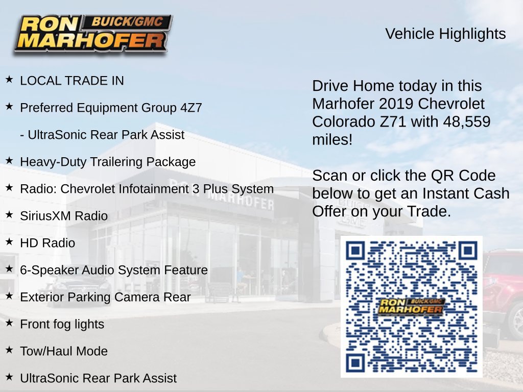 Used 2019 Chevrolet Colorado Z71 AWD/4WD image 15