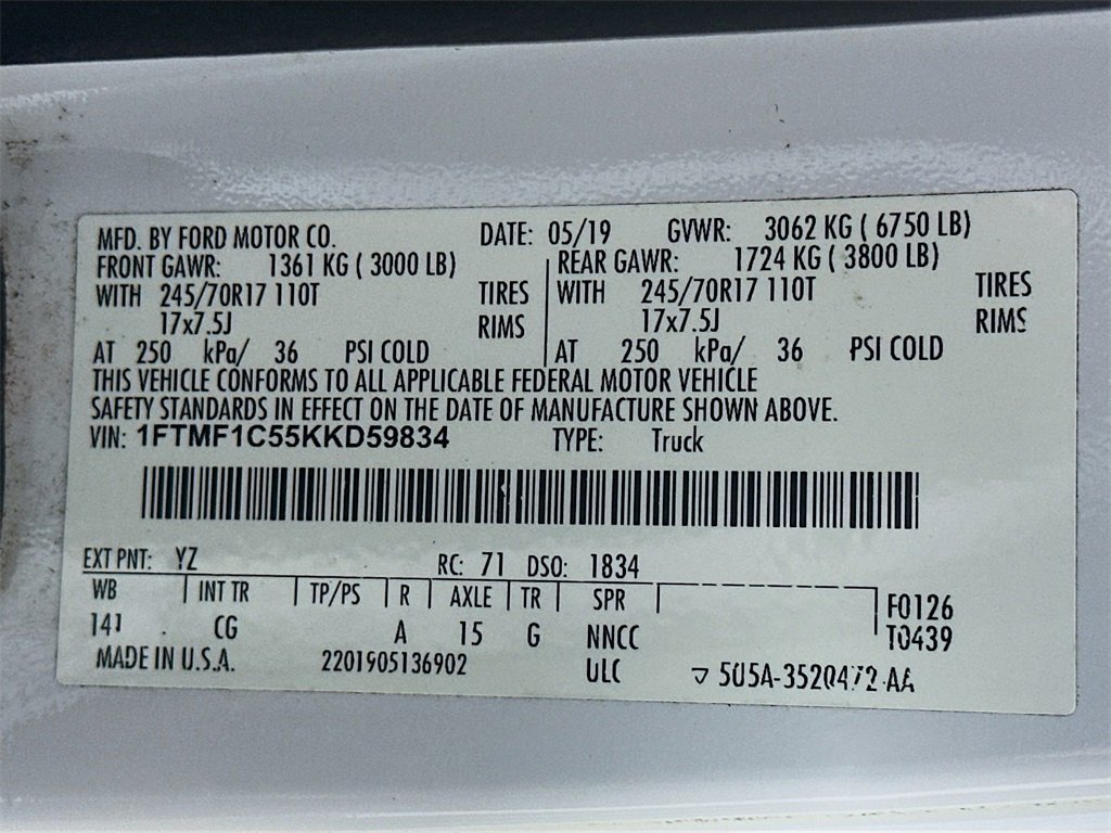 Used 2019 Ford F150 XL w/ XL Power Equipment Group image 30