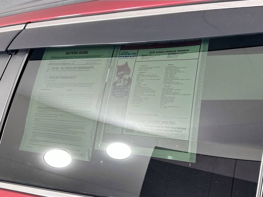 Used 2025 Subaru Outback Premium w/ Popular Package #1 image 13