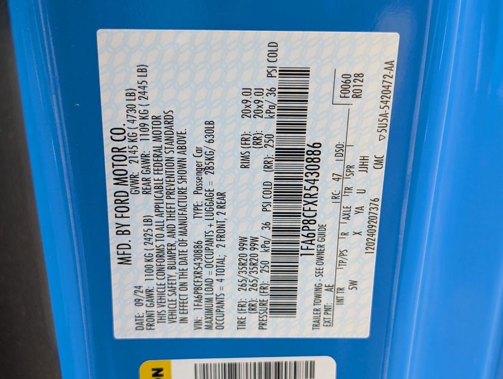 New 2024 Ford Mustang GT Premium image 53