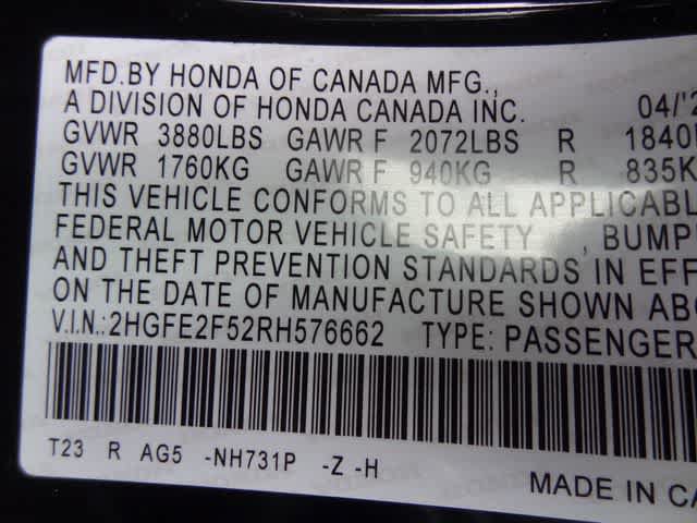 Used 2024 Honda Civic Sport image 36