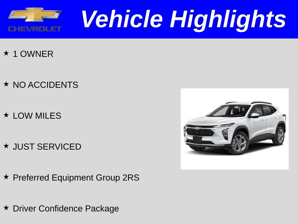 Certified 2025 Chevrolet Trax RS w/ Driver Confidence Package image 2